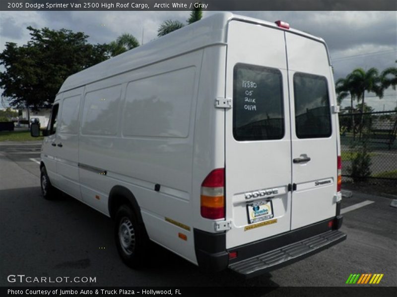 Arctic White / Gray 2005 Dodge Sprinter Van 2500 High Roof Cargo