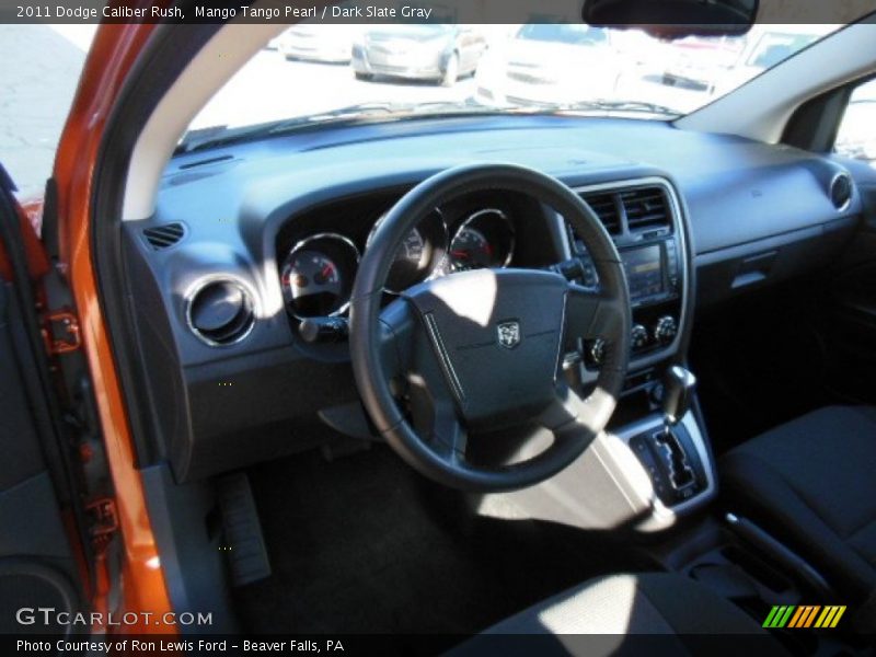 Mango Tango Pearl / Dark Slate Gray 2011 Dodge Caliber Rush