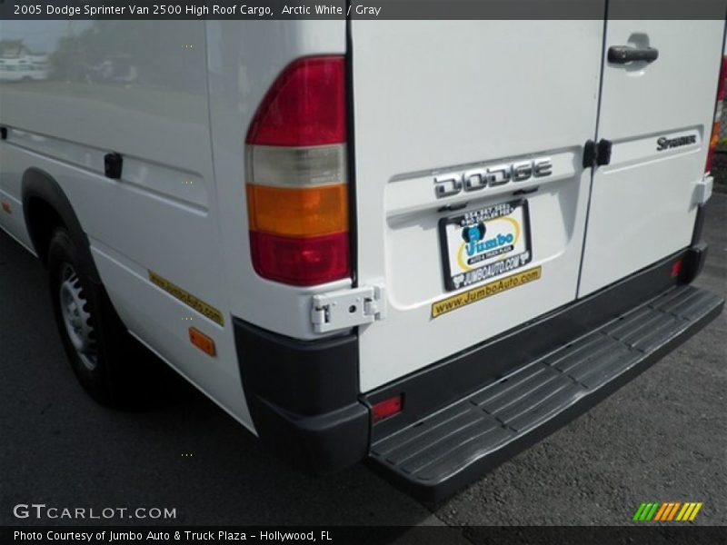 Arctic White / Gray 2005 Dodge Sprinter Van 2500 High Roof Cargo