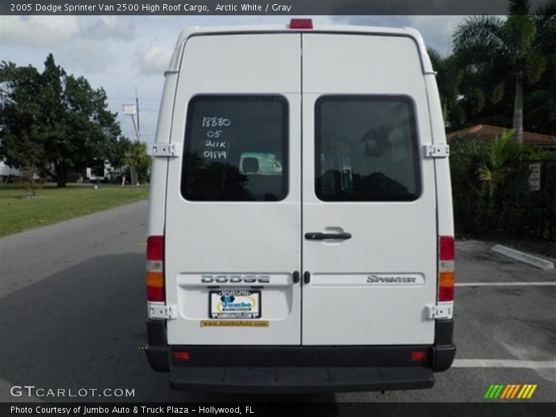 Arctic White / Gray 2005 Dodge Sprinter Van 2500 High Roof Cargo