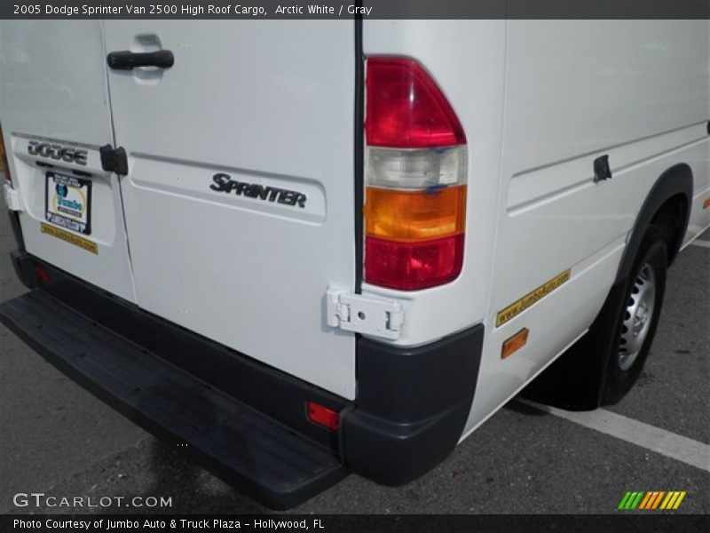 Arctic White / Gray 2005 Dodge Sprinter Van 2500 High Roof Cargo