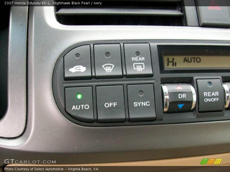 Nighthawk Black Pearl / Ivory 2007 Honda Odyssey EX-L