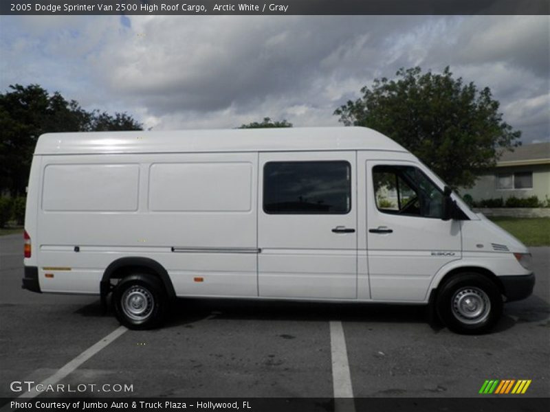 Arctic White / Gray 2005 Dodge Sprinter Van 2500 High Roof Cargo