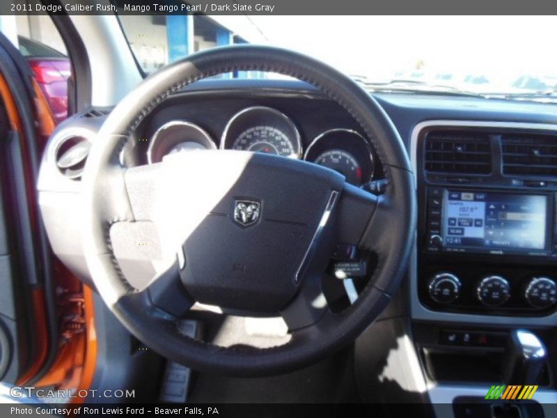 Mango Tango Pearl / Dark Slate Gray 2011 Dodge Caliber Rush