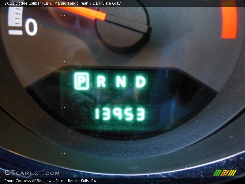 Mango Tango Pearl / Dark Slate Gray 2011 Dodge Caliber Rush