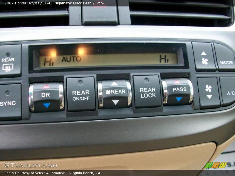 Nighthawk Black Pearl / Ivory 2007 Honda Odyssey EX-L