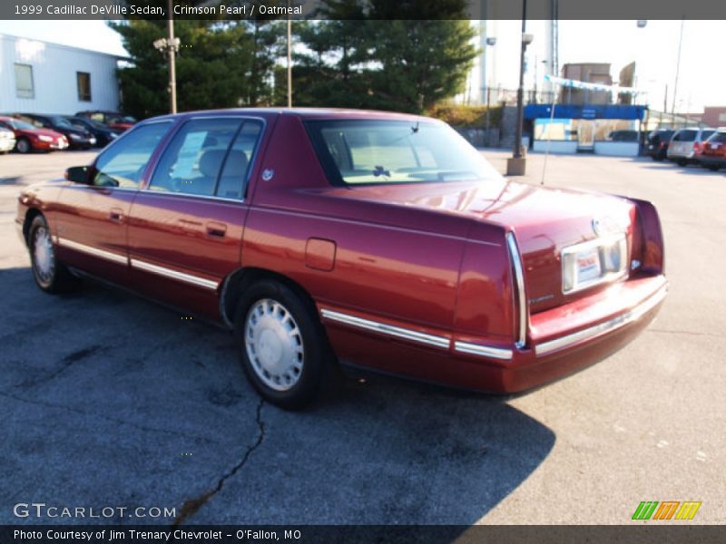 Crimson Pearl / Oatmeal 1999 Cadillac DeVille Sedan