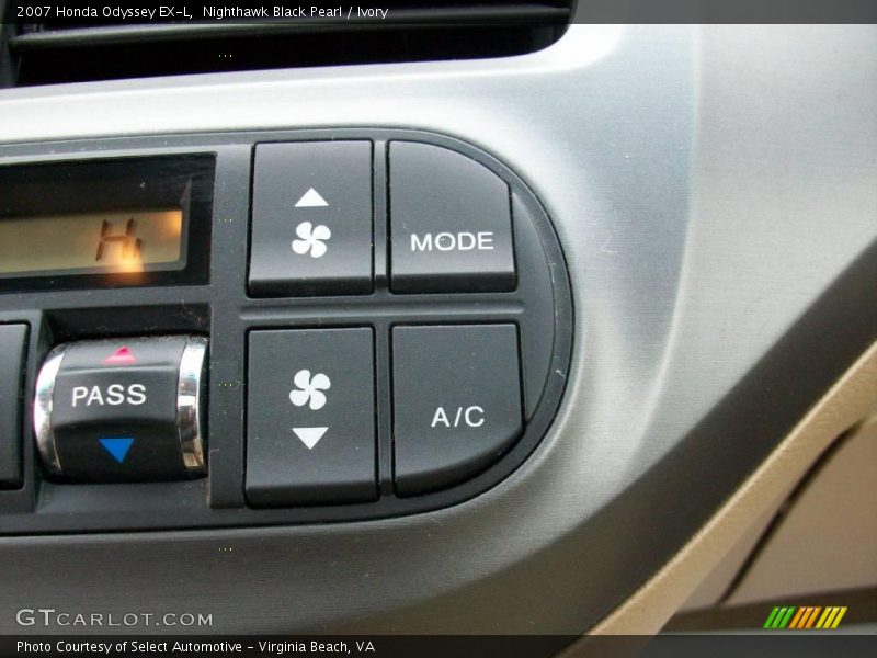 Nighthawk Black Pearl / Ivory 2007 Honda Odyssey EX-L