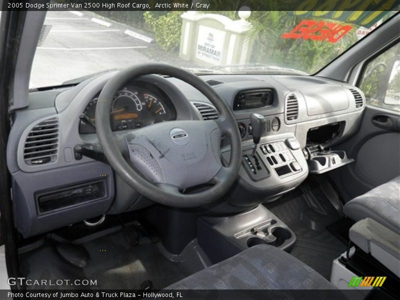 Arctic White / Gray 2005 Dodge Sprinter Van 2500 High Roof Cargo