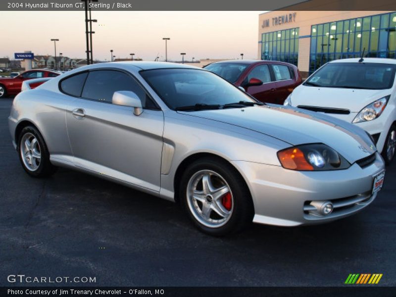 Sterling / Black 2004 Hyundai Tiburon GT