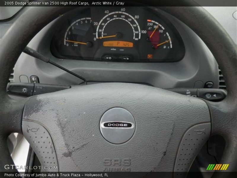 Arctic White / Gray 2005 Dodge Sprinter Van 2500 High Roof Cargo