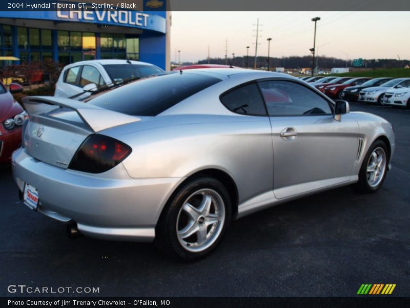 Sterling / Black 2004 Hyundai Tiburon GT