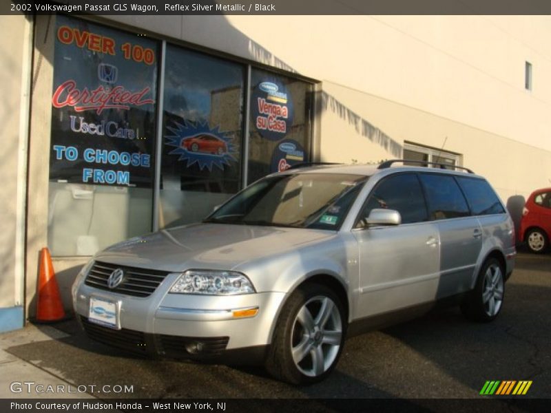 Reflex Silver Metallic / Black 2002 Volkswagen Passat GLS Wagon