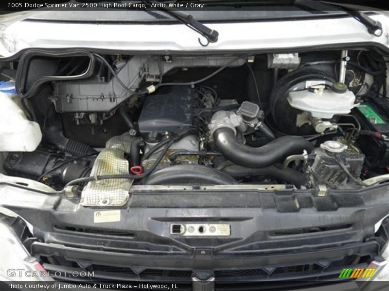 Arctic White / Gray 2005 Dodge Sprinter Van 2500 High Roof Cargo