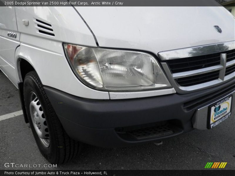 Arctic White / Gray 2005 Dodge Sprinter Van 2500 High Roof Cargo