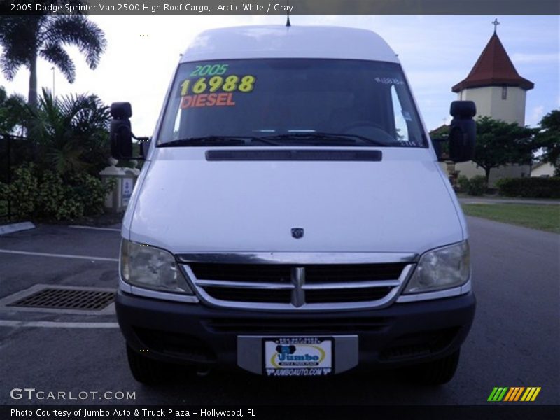 Arctic White / Gray 2005 Dodge Sprinter Van 2500 High Roof Cargo