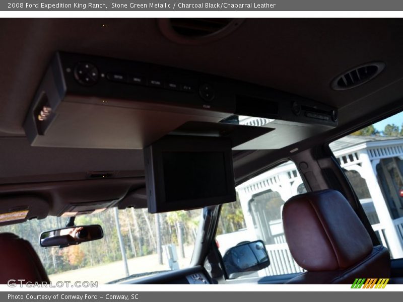 Stone Green Metallic / Charcoal Black/Chaparral Leather 2008 Ford Expedition King Ranch