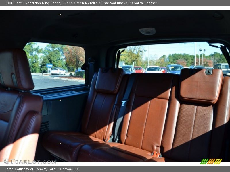 Stone Green Metallic / Charcoal Black/Chaparral Leather 2008 Ford Expedition King Ranch