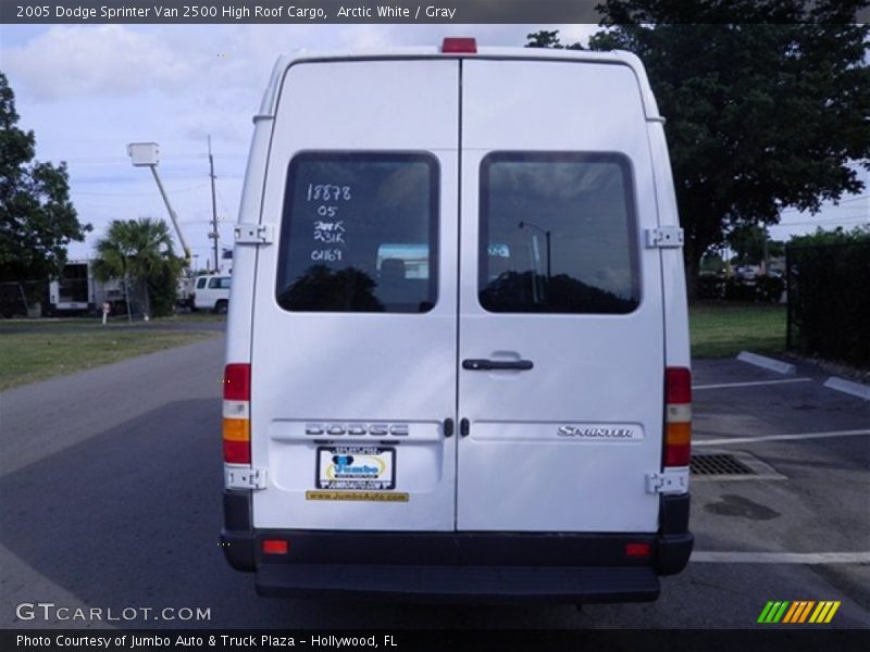 Arctic White / Gray 2005 Dodge Sprinter Van 2500 High Roof Cargo