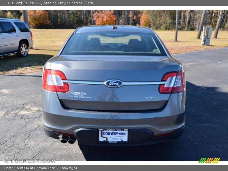 Sterling Grey / Charcoal Black 2011 Ford Taurus SEL