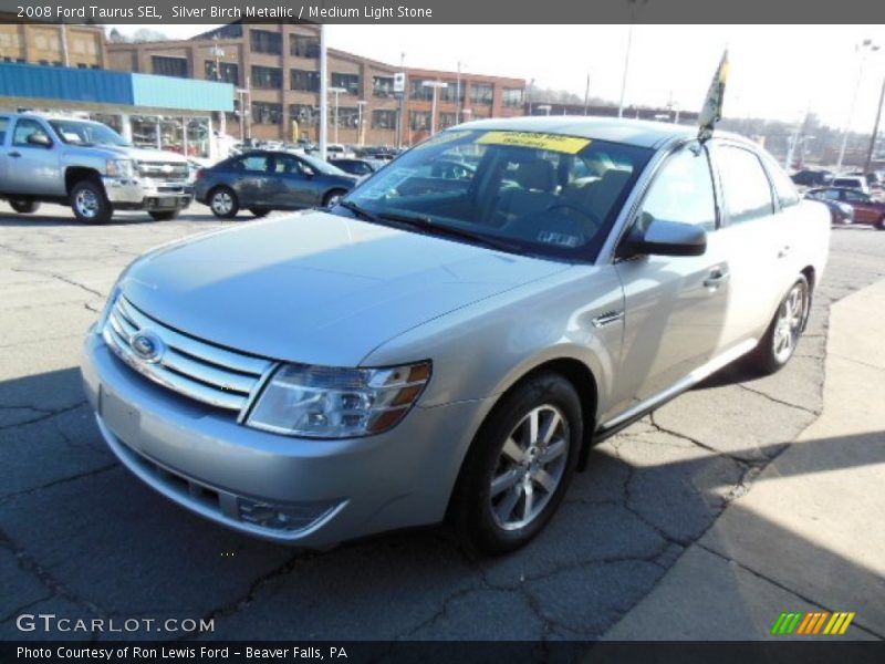 Silver Birch Metallic / Medium Light Stone 2008 Ford Taurus SEL