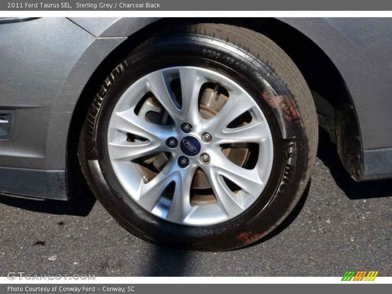 Sterling Grey / Charcoal Black 2011 Ford Taurus SEL