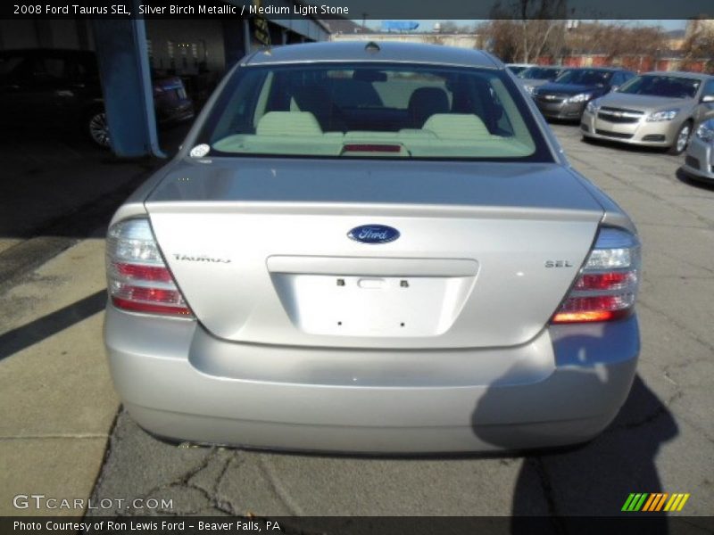Silver Birch Metallic / Medium Light Stone 2008 Ford Taurus SEL