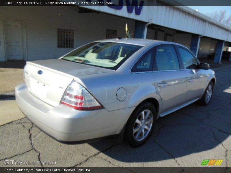 Silver Birch Metallic / Medium Light Stone 2008 Ford Taurus SEL