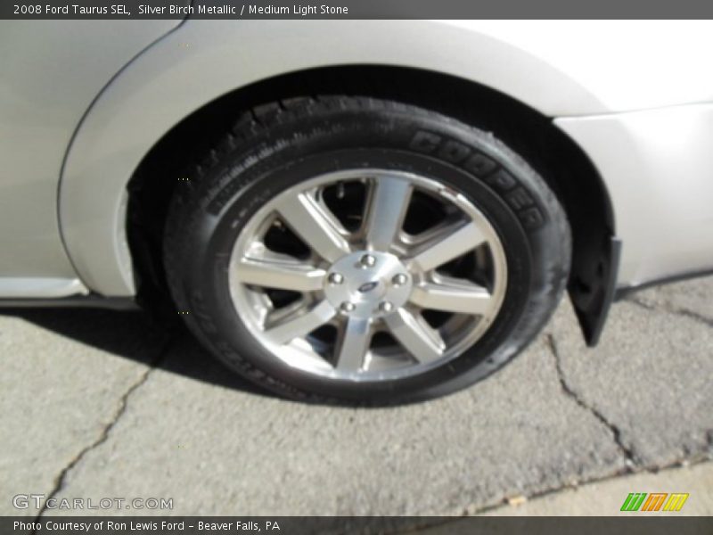 Silver Birch Metallic / Medium Light Stone 2008 Ford Taurus SEL