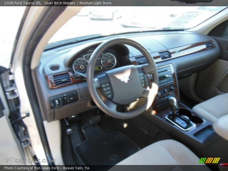 Silver Birch Metallic / Medium Light Stone 2008 Ford Taurus SEL