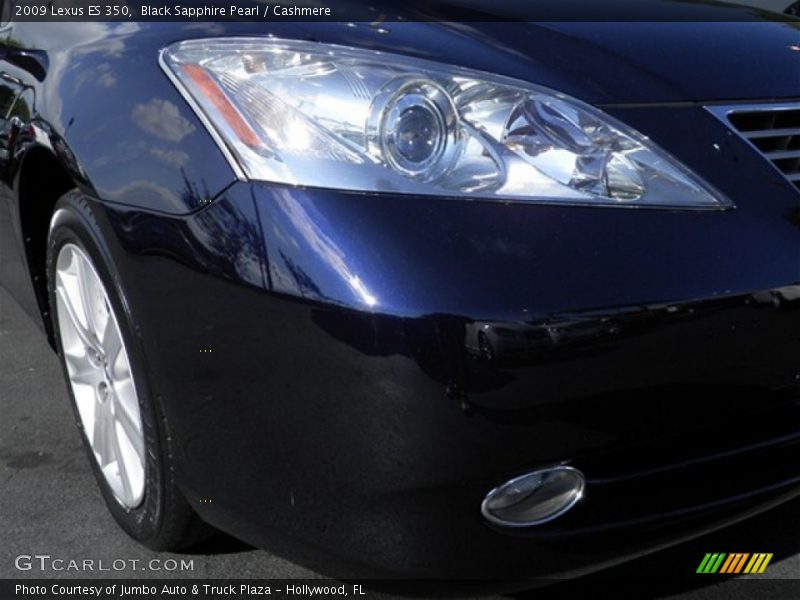 Black Sapphire Pearl / Cashmere 2009 Lexus ES 350