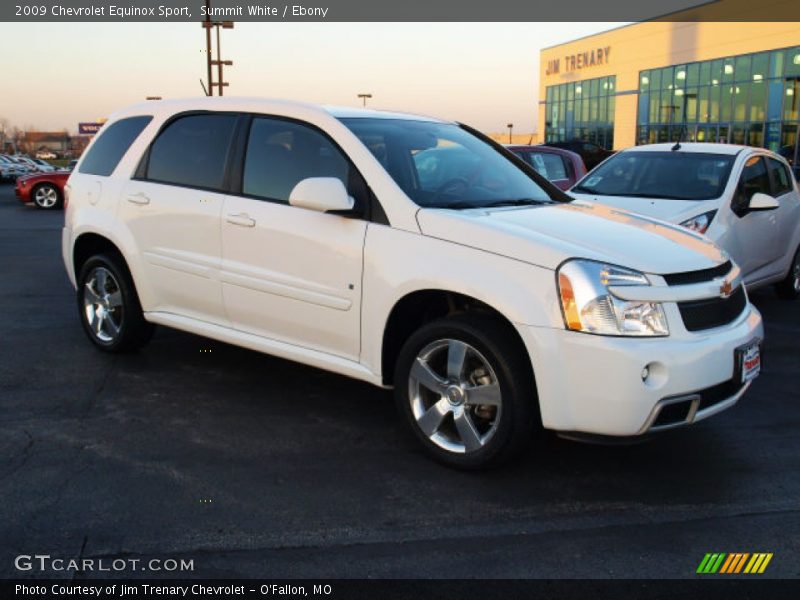 Summit White / Ebony 2009 Chevrolet Equinox Sport