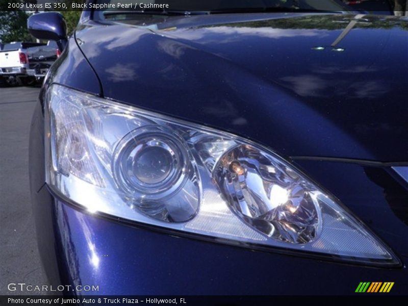 Black Sapphire Pearl / Cashmere 2009 Lexus ES 350