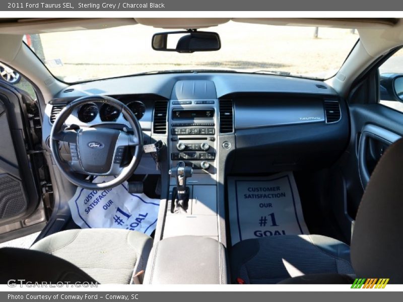 Sterling Grey / Charcoal Black 2011 Ford Taurus SEL