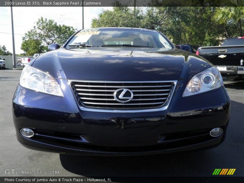 Black Sapphire Pearl / Cashmere 2009 Lexus ES 350
