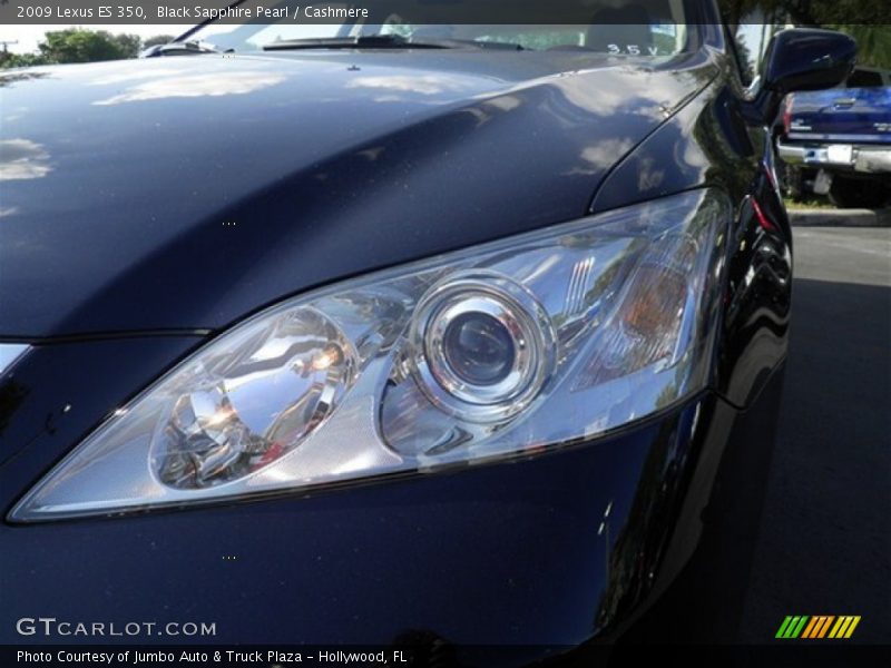 Black Sapphire Pearl / Cashmere 2009 Lexus ES 350