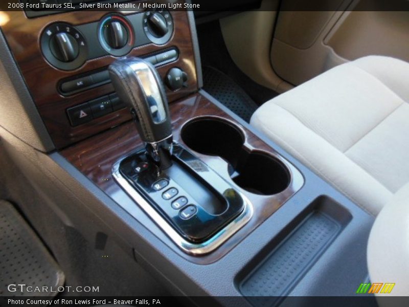 Silver Birch Metallic / Medium Light Stone 2008 Ford Taurus SEL