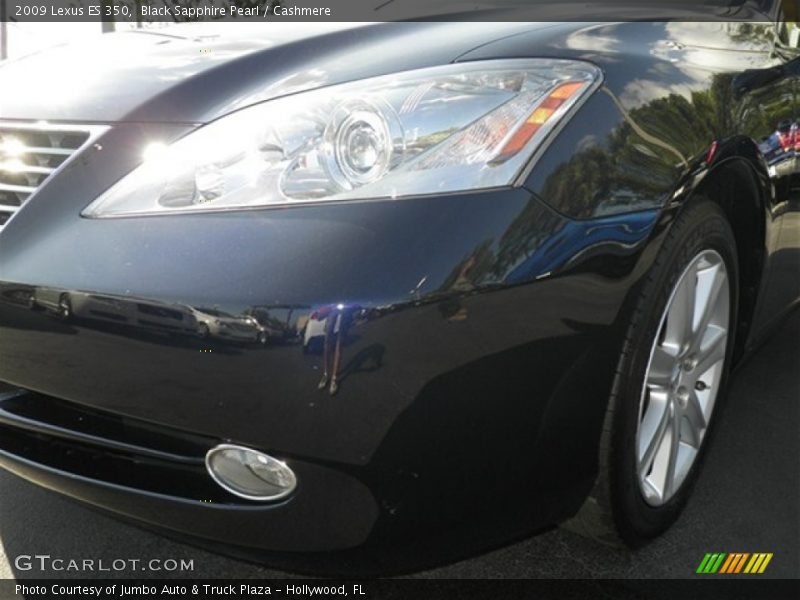 Black Sapphire Pearl / Cashmere 2009 Lexus ES 350
