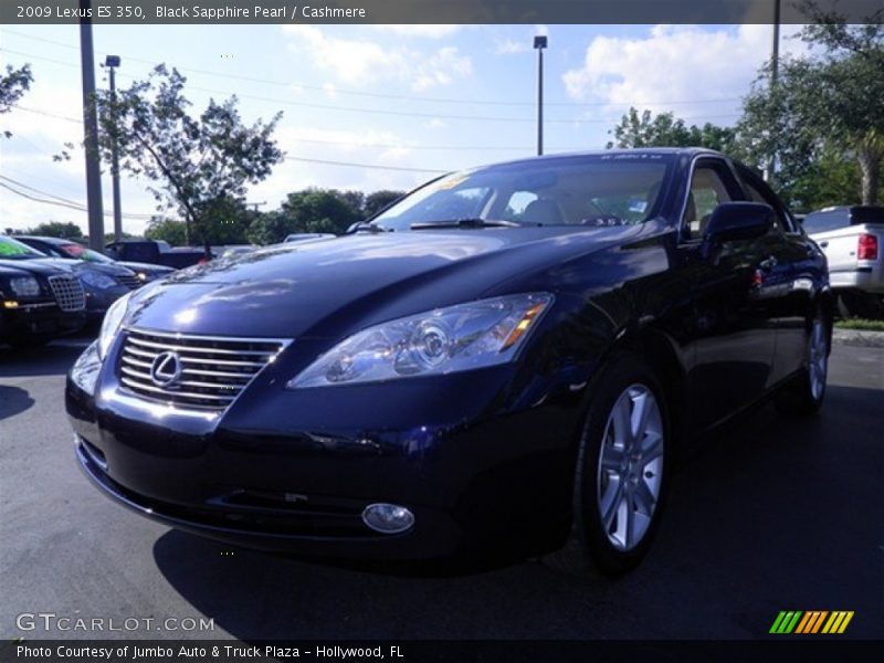 Black Sapphire Pearl / Cashmere 2009 Lexus ES 350