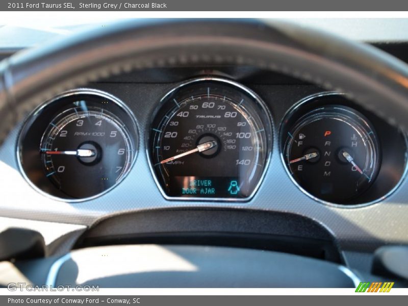 Sterling Grey / Charcoal Black 2011 Ford Taurus SEL