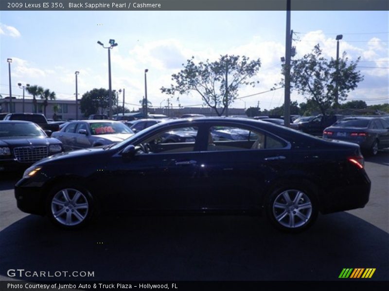 Black Sapphire Pearl / Cashmere 2009 Lexus ES 350