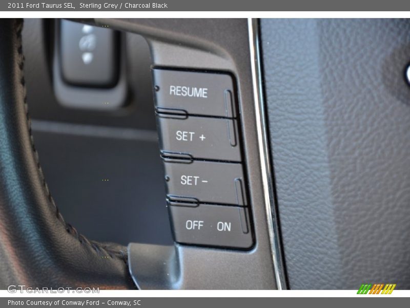 Sterling Grey / Charcoal Black 2011 Ford Taurus SEL