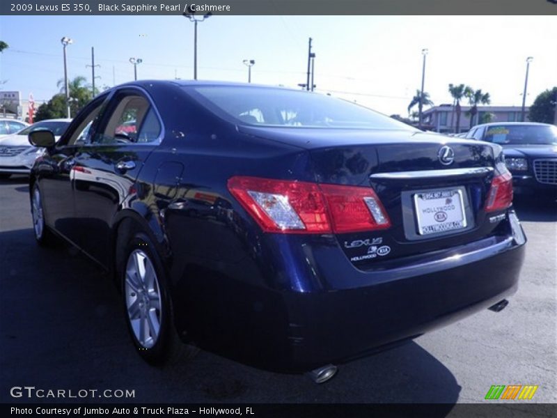 Black Sapphire Pearl / Cashmere 2009 Lexus ES 350