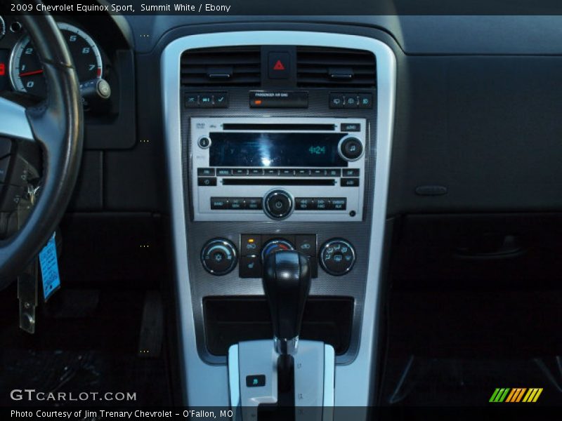 Controls of 2009 Equinox Sport