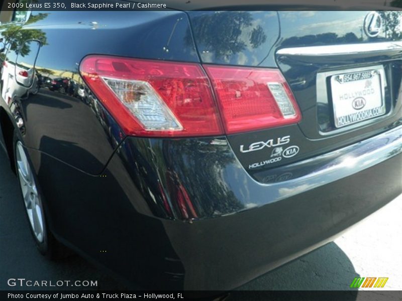 Black Sapphire Pearl / Cashmere 2009 Lexus ES 350