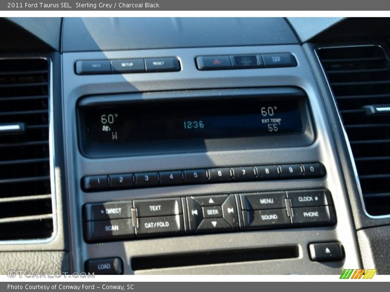 Sterling Grey / Charcoal Black 2011 Ford Taurus SEL