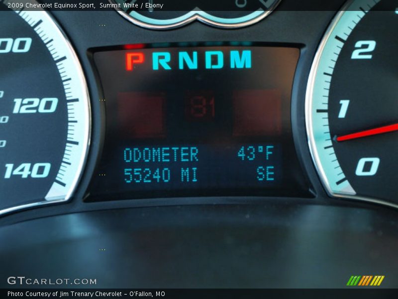 Summit White / Ebony 2009 Chevrolet Equinox Sport