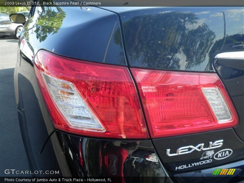 Black Sapphire Pearl / Cashmere 2009 Lexus ES 350