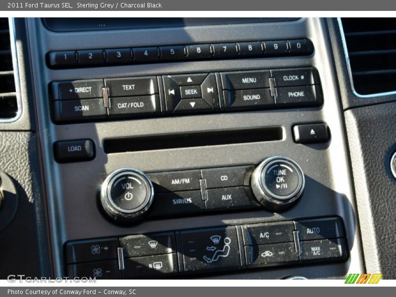 Sterling Grey / Charcoal Black 2011 Ford Taurus SEL