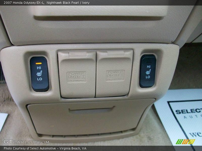 Nighthawk Black Pearl / Ivory 2007 Honda Odyssey EX-L
